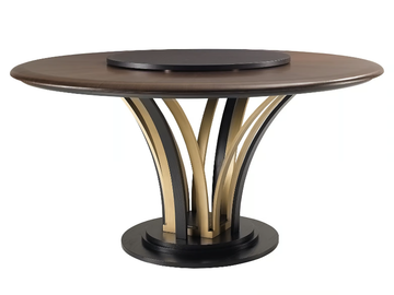 DILAN - Round table with Lazy Susan by A.R. Arredamenti - view 2